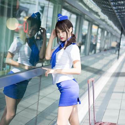 Sun Hui Tong   Stewardess High speed Railway - 093
