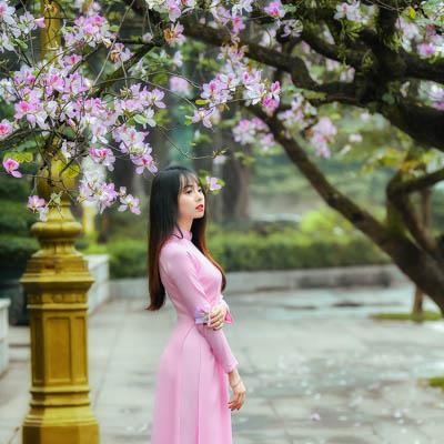 Màu tím mộng mơ của Áo Dài Việt Nam 07