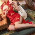 Em Gái Và Sườn Xám Đỏ - 妹妹和红色旗袍 12.jpg
