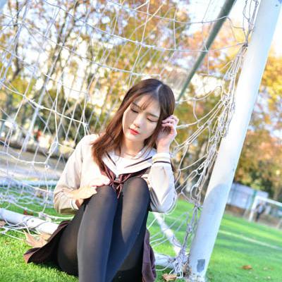 Tất Lưới Đen JK - 冬天里的JK黑丝 01