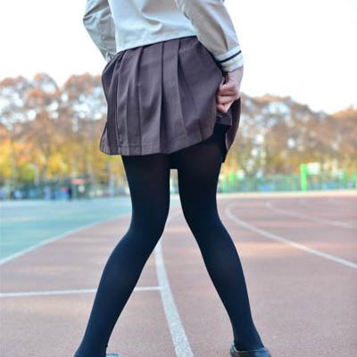 Tất Lưới Đen JK - 冬天里的JK黑丝 21