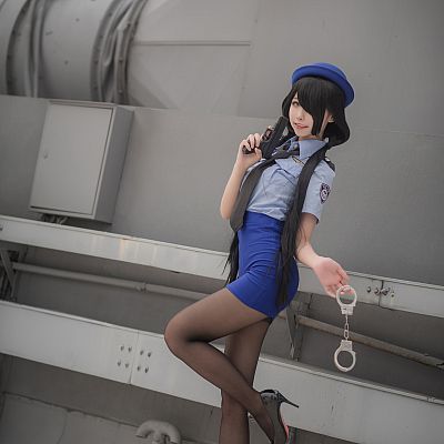 Momoko葵葵 - Tokisaki Kurumi Police Uniform 03