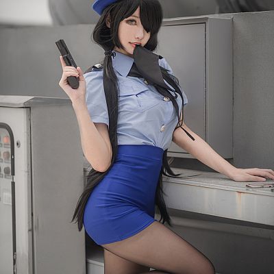 Momoko葵葵 - Tokisaki Kurumi Police Uniform 10