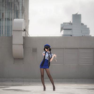 Momoko葵葵 - Tokisaki Kurumi Police Uniform 16
